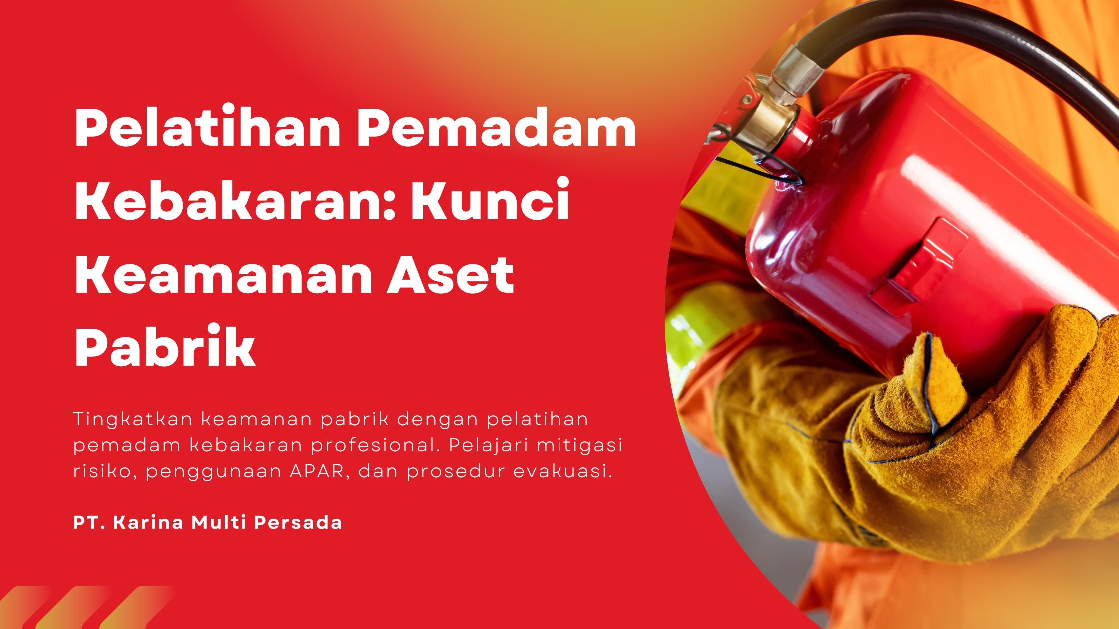 pelatihan pemadam kebakaran