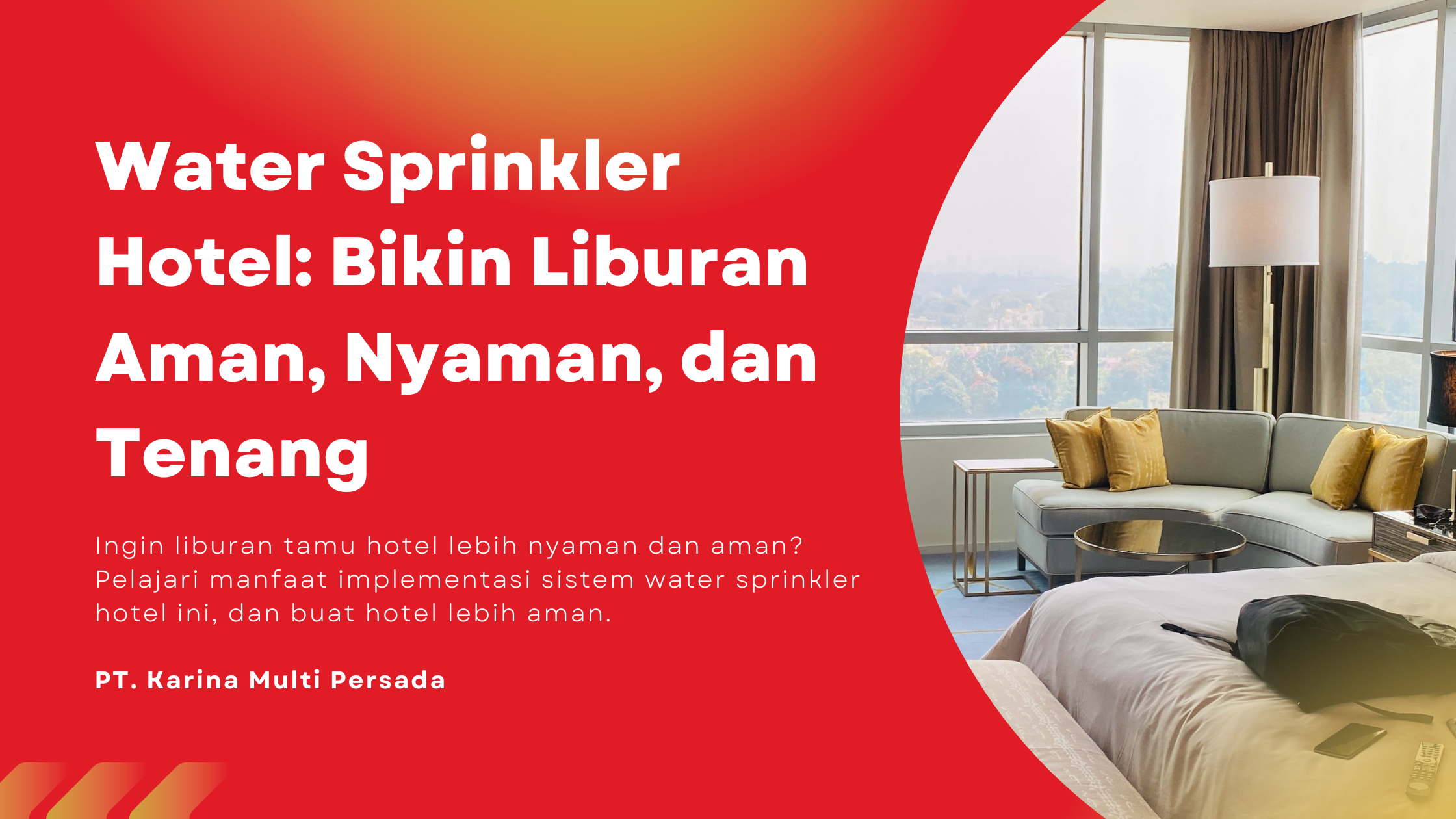 water sprinkler hotel