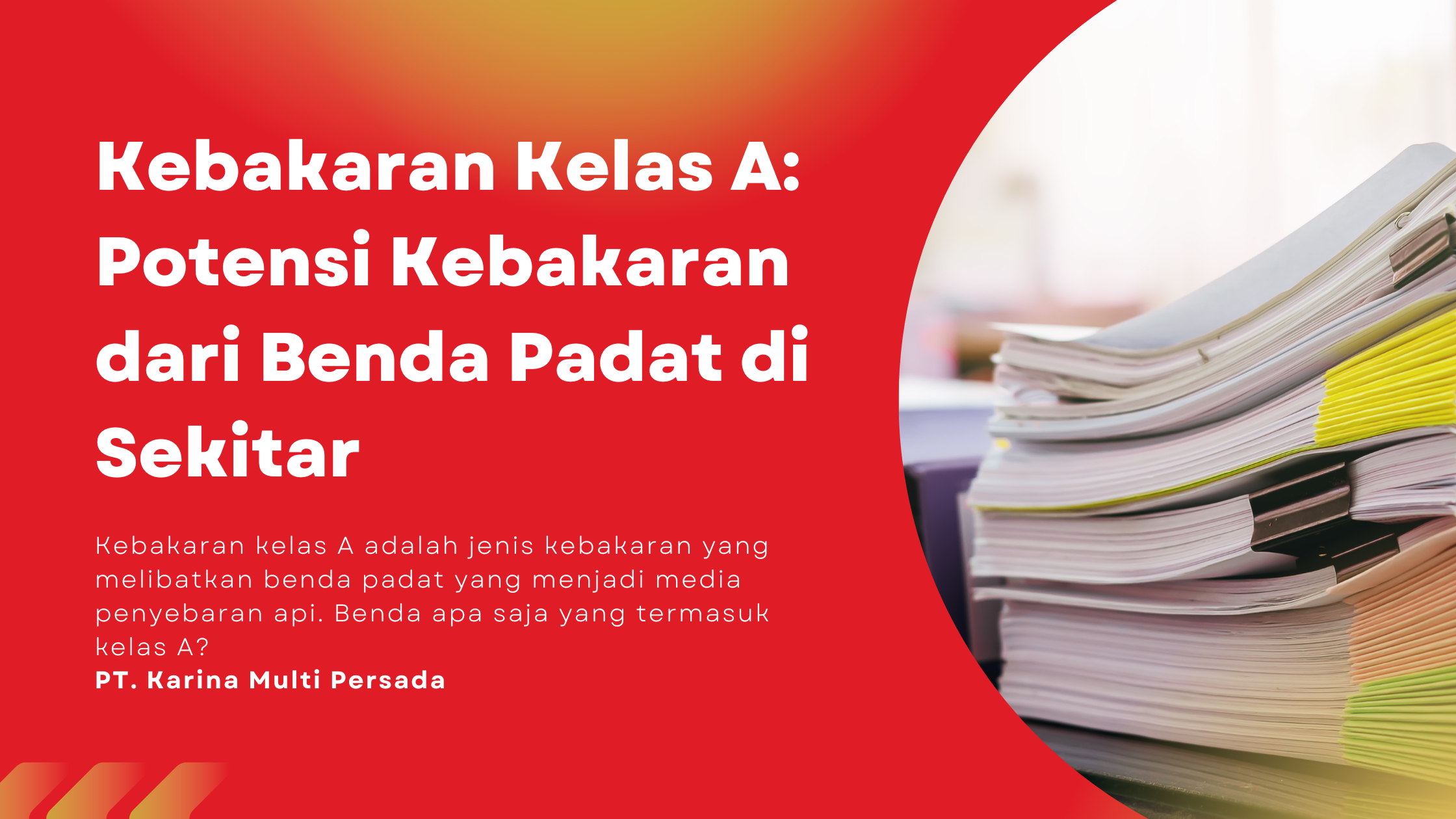 kebakaran kelas A