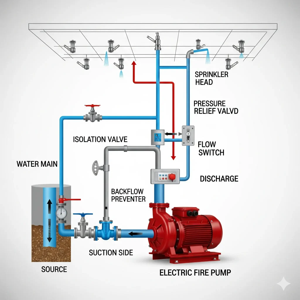electric fire pump