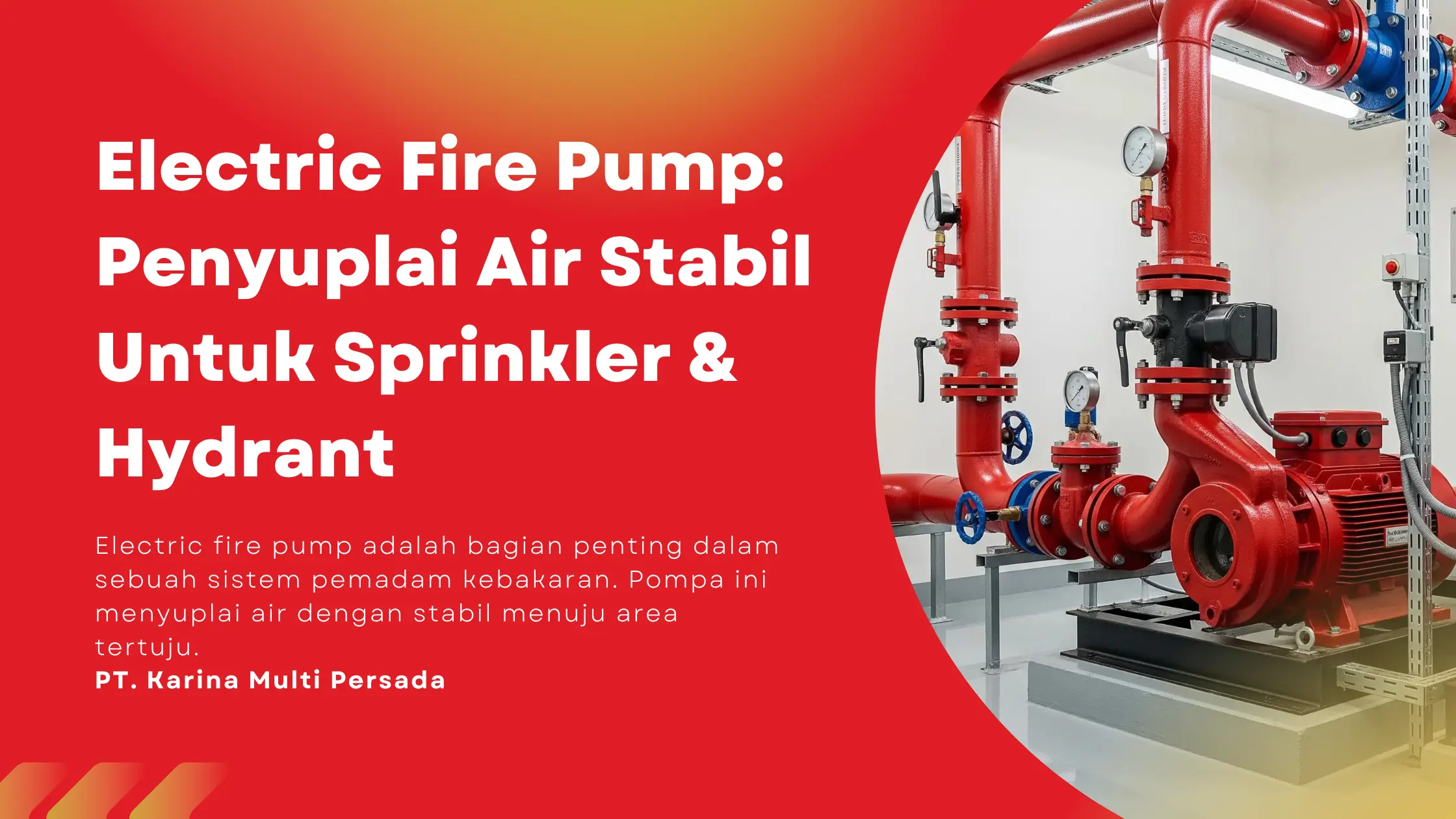 electric fire pump