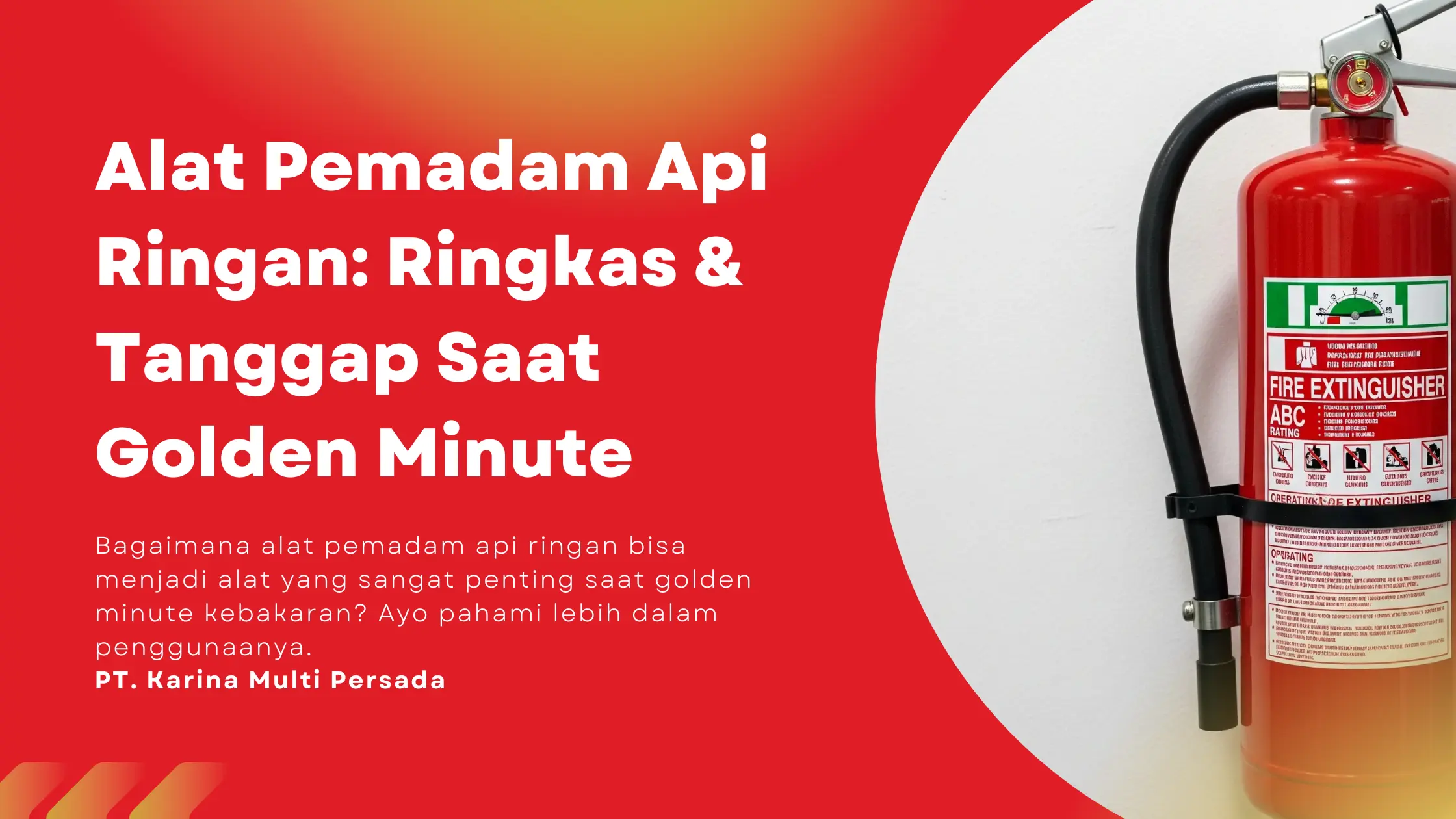alat pemadam api ringan