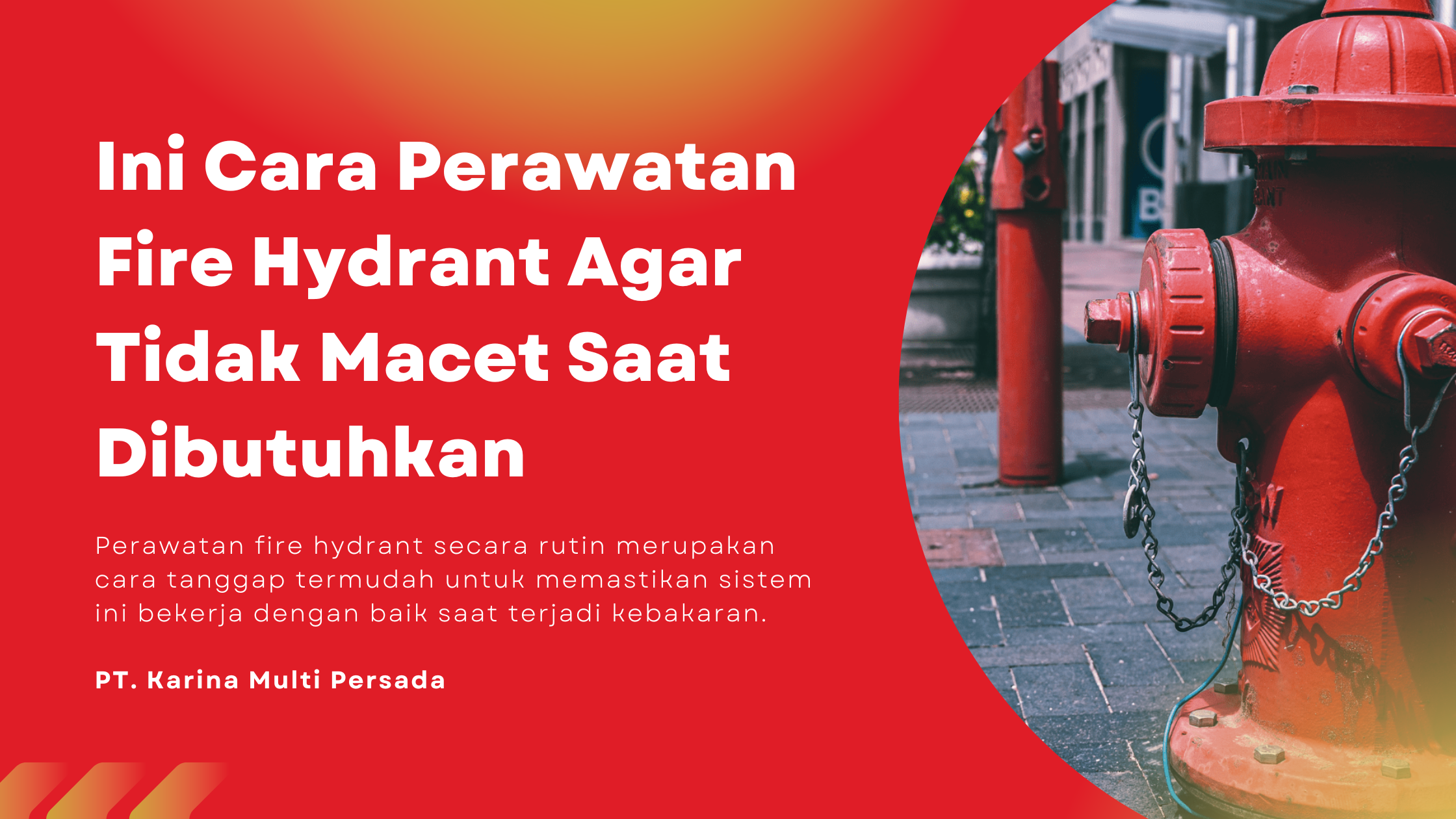 cara perawatan fire hydrant