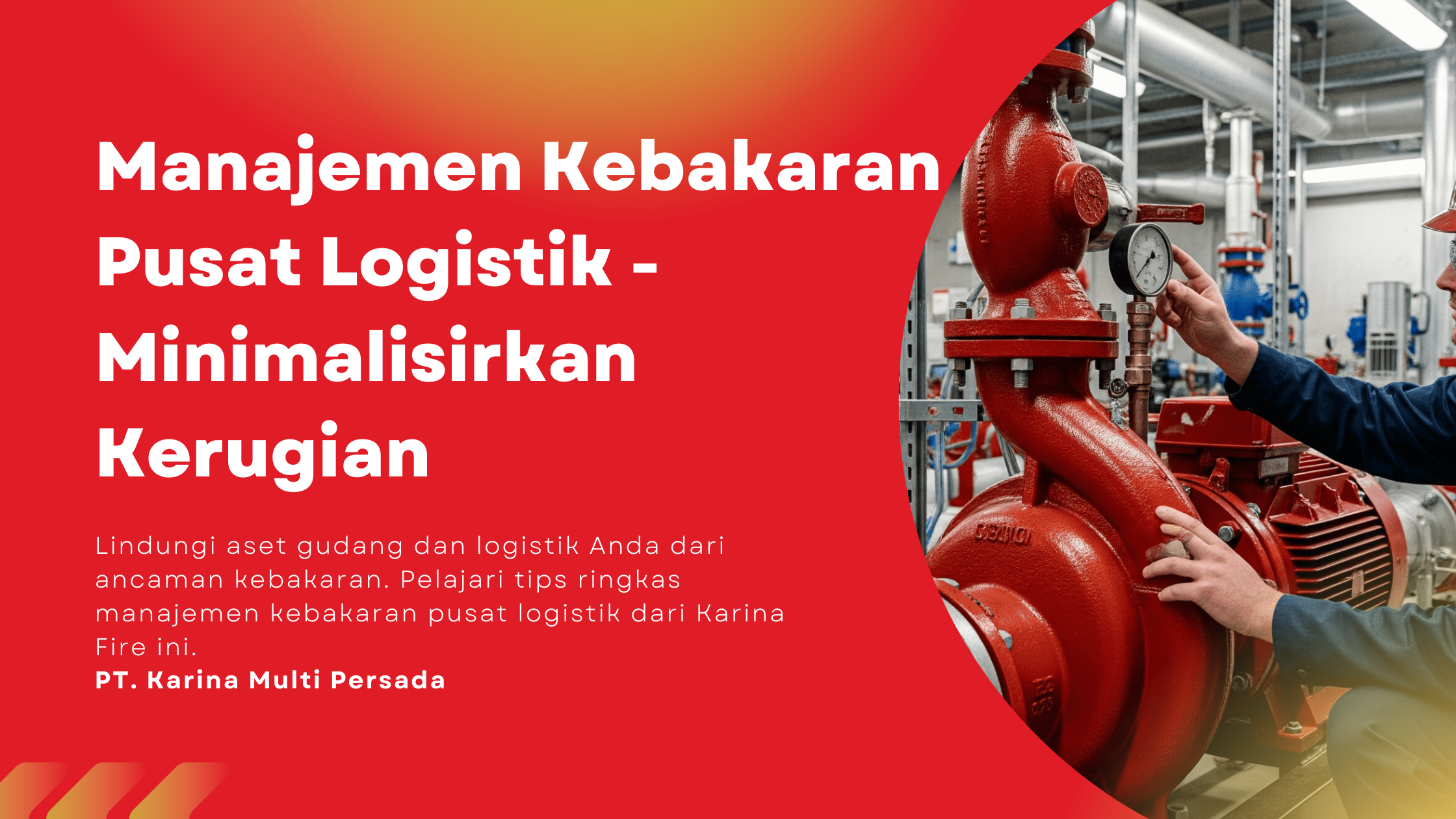 manajemen kebakaran pusat logistik
