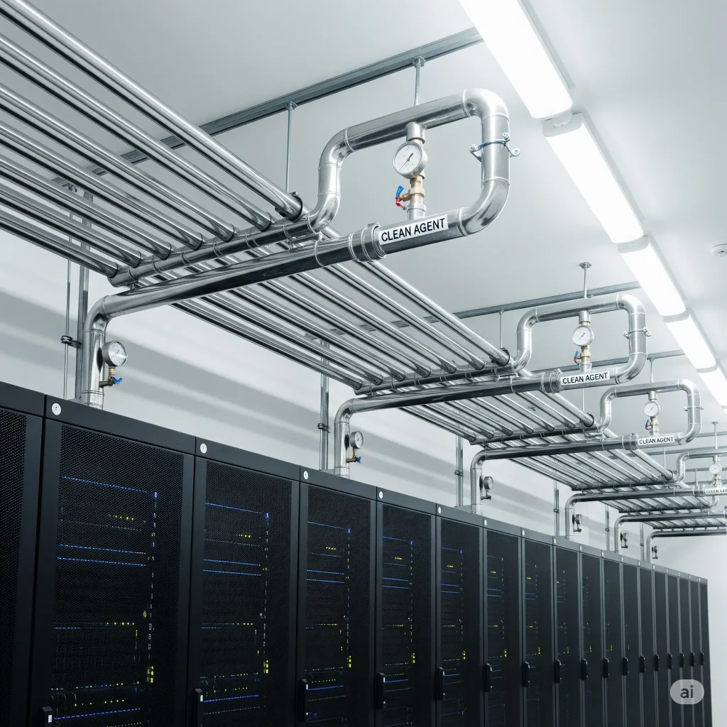 manajemen kebakaran data center: clean agent