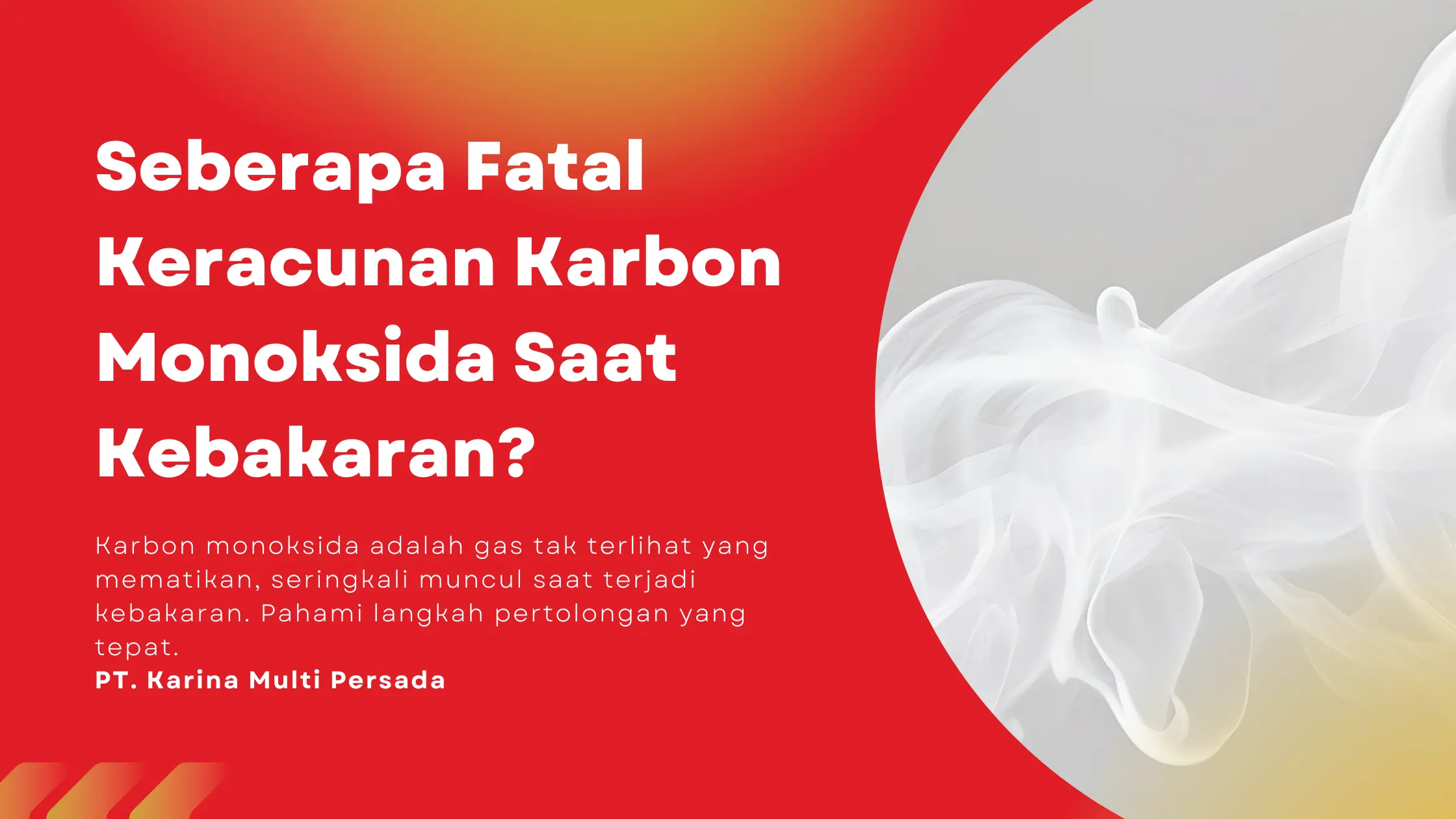 keracunan karbon monoksida