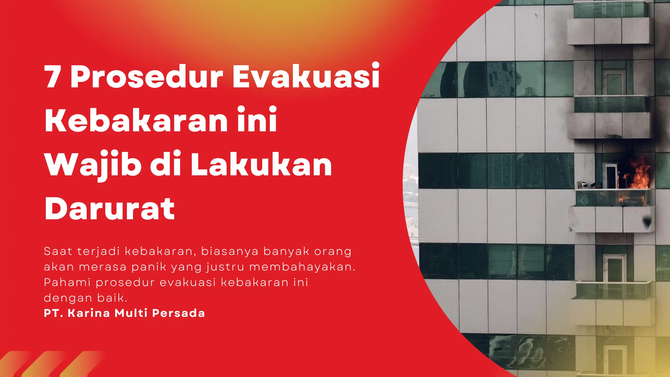 prosedur evakuasi kebakaran