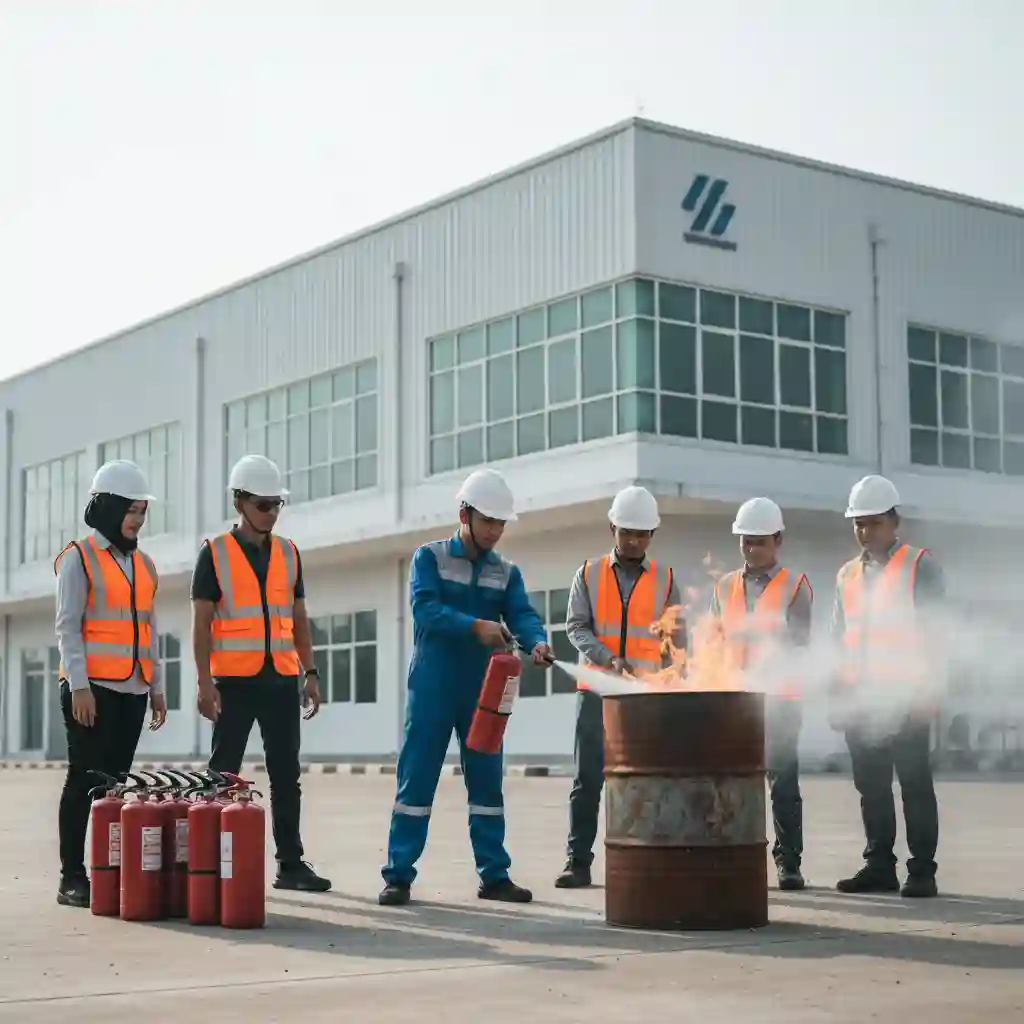 pelatihan cara menggunakan apar dengan teknis PASS