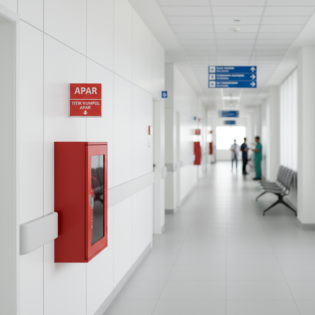 standar penempatan apar rumah sakit