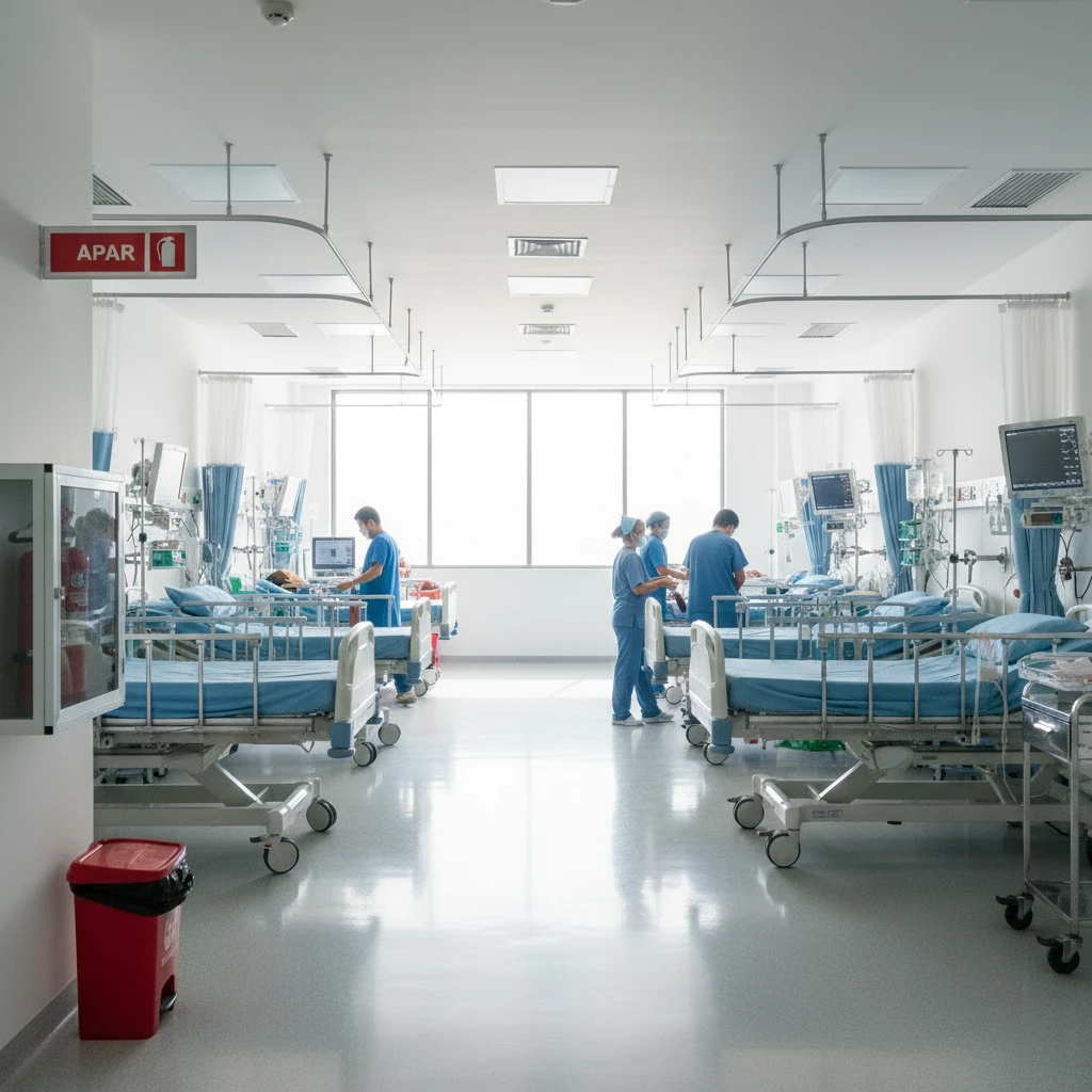 APAR industri kesehatan yang ditempatkan dengan benar meningkatkan kemampuan respons awal pada kondisi darurat.