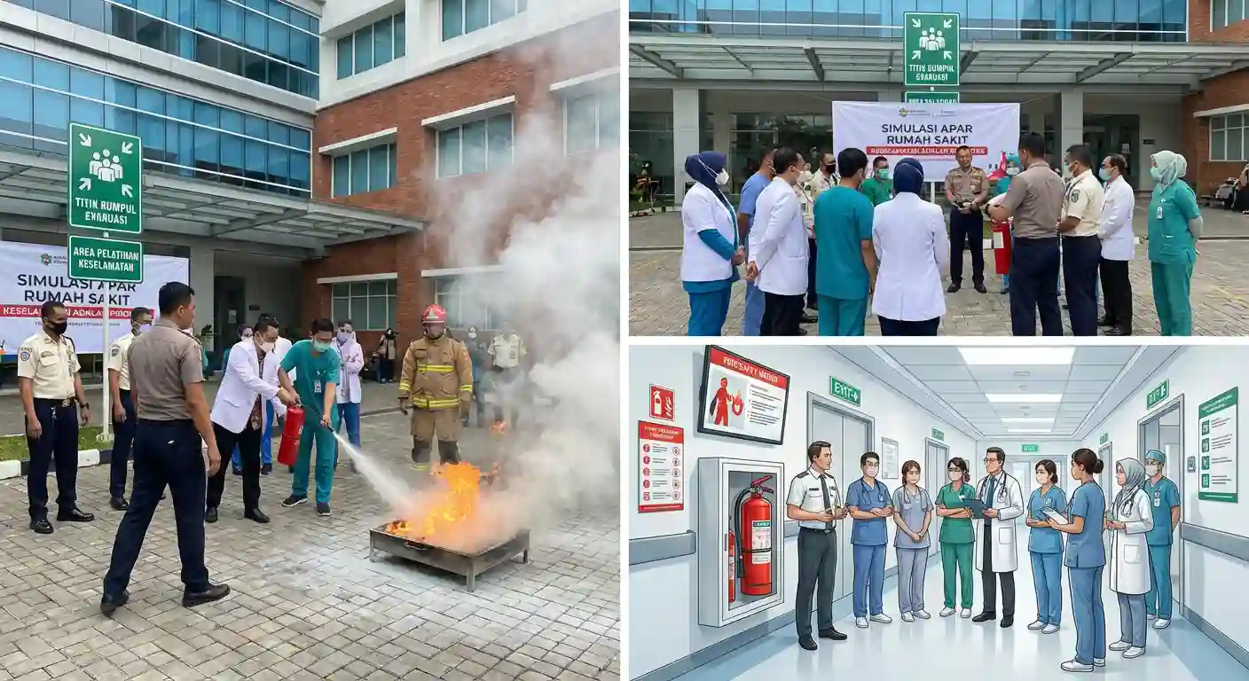pelatihan apar untuk staf rumah sakit